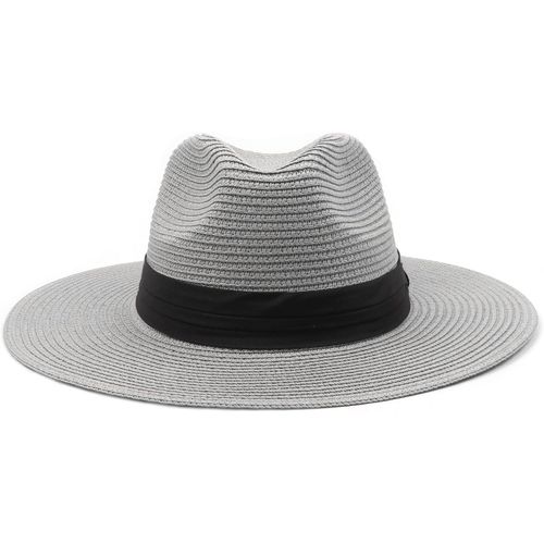Xxl Panama Chapeau Pour Homme Grand Chapeau De Soleil En Paille Avec Large Bord Surdimensionné Chapeau De Paille.[Z1071]