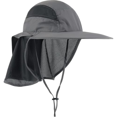 Chapeau/Casquette De Safari Chapeau De Soleil Pour Femme Homme Uv Protection Avec 12cm À Large Bord Protection Du Cou.[Z1054]