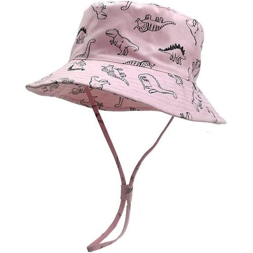 Chapeau De Soleil Bébé Garçon Chapeau De Seau À Bord Large Bébé Fille Chapeau De Coton Réglable Uv Protection Chapeau D'été Pour Enfants Upf 50+.[Z1209]