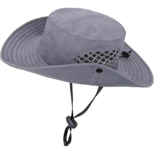 Chapeau De Soleil Pour Homme,Chapeau De Pêcheur À Large Bord Imperméable,Pliable Boonie Chapeau Respirant Pour Randonnée Safari Camping D'extérieur.[Z1126]