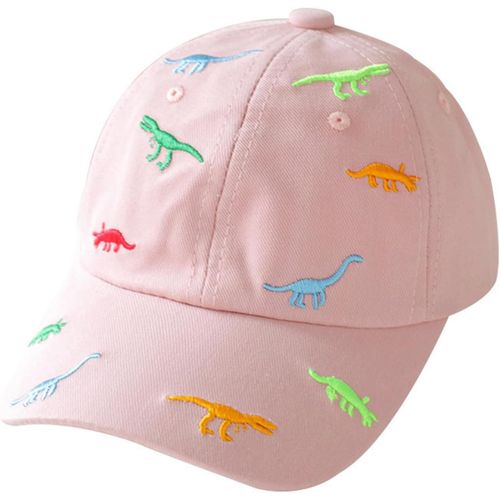 Casquette De Baseball Pour Enfant Garçon Et Fille-Broderie Dinosaure Réglable-En Coton-Protection Uv-Pour L'été Et L'automne-Pour 2 À 6 Ans-Pour Bébé Garçon Et Fille.[Z1117]