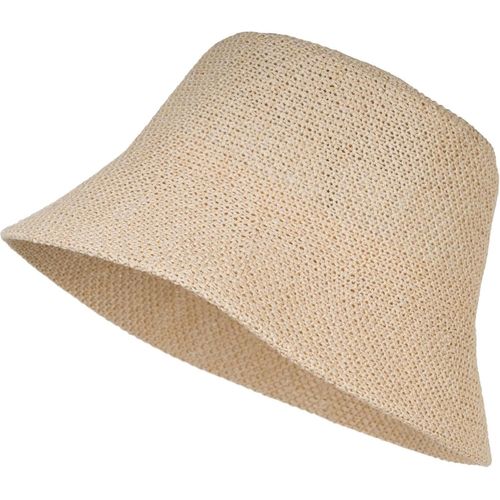 Chapeau De Soleil Pour Femmes En Papier Straw Pliable,Chapeau De Pêcheur Léger,Bucket Hat Avec Bande Anti-Transpiration,Protection Solaire Pour Été,Plage Et Loisirs.[Z1314]