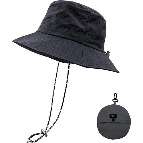 Imperméable Pêche Chapeaux,Chapeau De Soleil Pour Femme,Seau Pluie Chapeau Menton Lacets Séchage Rapide Packaging Boonie Safari Outdoor Uv.[Z60]