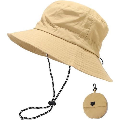 Chapeau Femme Soleil,Bucket Hat,Chapeau Homme Soleil,Résistant À La Pluie |Crème Solaire |Séchage Rapide |Chapeau De Soleil Respirant Et Pliable Pour Plage,Piscine,Camping,Voyages(Vert Armée).[Z199]