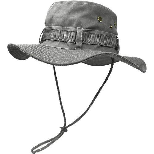 Chapeau De Soleil À Large Bord Extérieur,Couche Double Style D¿Armée De Combat Classique Jungle Chapeau De Soleil Pour Pêche,Chasse,Camping.[Z192]