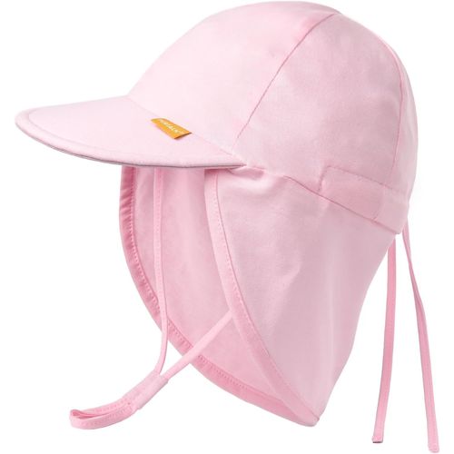 Chapeau Solaire Bébé Upf 50+ Protection Uv Filles & Garçons Chapeau D'été Plage Avec Jugulaire Réglable Et Rabats De Cou.[Z1157]