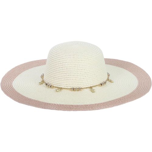 Chapeau De Paille De Soleil De Plage Pour Femmes Avec Mentonnière,Disquette Upf50 Chapeaux D¿Été Pliables À Large Bord Pour Voyage,Vacances,Plein Air.[Z1577]