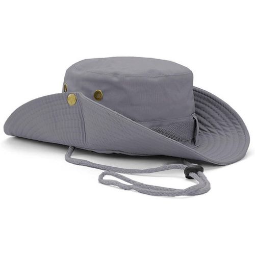 Chapeau De Soleil D'extérieur Boonie Hat Unisexe Pliable Ete Anti Uv Protection Chapeau De Pêcheur Chapeau De Protection Solaire À Large Bord.[Z1178]