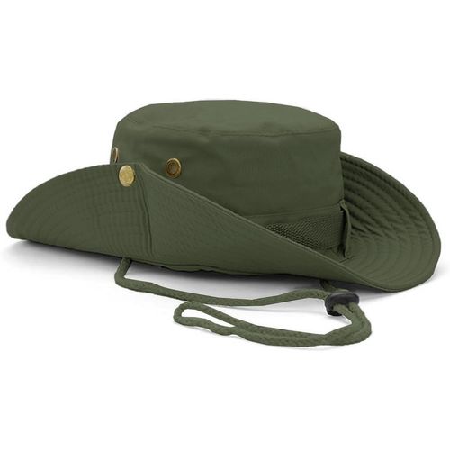 Chapeau De Soleil D'extérieur Boonie Hat Unisexe Pliable Ete Anti Uv Protection Chapeau De Pêcheur Chapeau De Protection Solaire À Large Bord.[Z1177]