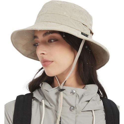 Femme Bob Chapeau De Pluie Imperméable,Chapeau Souple De Soleil Anti-Uv Upf50+,D'été Pliable Pour Homme Randonnée,Voyage.[Z68]