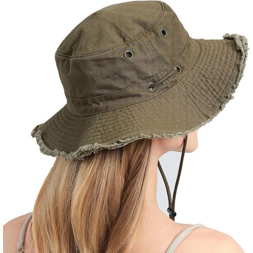 Chapeaux De Soleil Pour Femmes Et Hommes,Chapeau De Jardinage À Large Bord,Chapeau De Seau Pliable,En Coton Respirant,Upf 50+,Chapeaux De Pêche Randonnée Safari Et Extérieur.[Z72]