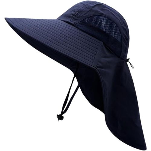 Chapeau De Soleil Unisexe Femmes,Chapeau De Soleil,Chapeau De Peche,Upf 50+ Large Bord Avec Grande Protection De La Nuque,Chapeau Randonnée,Pour Homme Et Femme.[Z79]