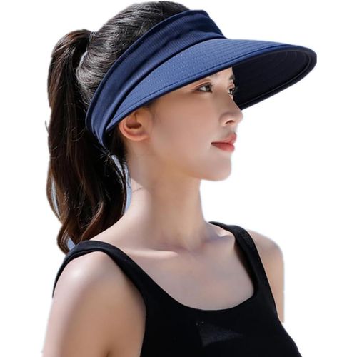 Casquette Visiere Sport Eté Chapeau De Soleil Démontable Capeline Femme Large Bord Pliable Chapeau De Plage Voyage Protection Uv Cassquette De Baseball Piscine Camping Pêche Jardinage.[Z82]