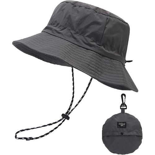 Chapeau Femme Soleil,Bucket Hat,Chapeau Homme Soleil,Résistant À La Pluie |Crème Solaire |Séchage Rapide |Chapeau De Soleil Respirant Et Pliable Pour Plage,Piscine,Camping,Voyages(Vert Armée).[Z195]