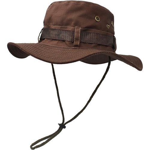 Chapeau De Soleil À Large Bord Extérieur,Couche Double Style D¿Armée De Combat Classique Jungle Chapeau De Soleil Pour Pêche,Chasse,Camping.[Z190]