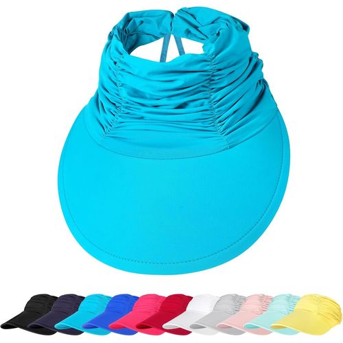 Chapeau De Soleil Anti-Uv Pour Femme-Bord Large,Ajustable,Légère Et Respirante,Idéal Pour La Plage Et L'été,Avec Fonction De Réfrigération Pour La Tête.[Z1186]