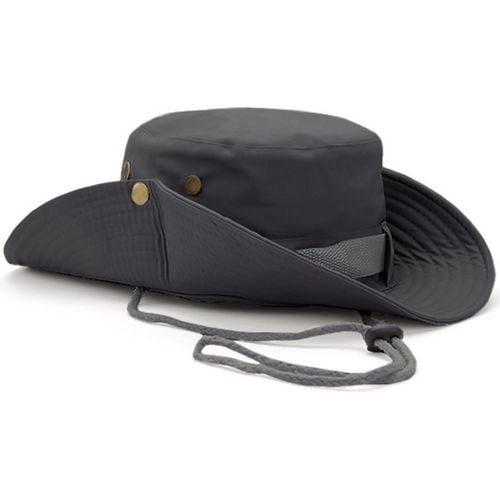Chapeau De Protection Solaire,Chapeau De Soleil À Large Bord Extérieur Pliable Respirant Chapeau De Boonie Peche Safari Pour Pêche Chasse Camping Randonnée Voyage.[Z211]