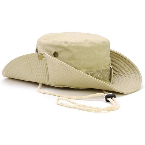 Chapeau De Soleil D'extérieur Boonie Hat Unisexe Pliable Ete Anti Uv Protection Chapeau De Pêcheur Chapeau De Protection Solaire À Large Bord.[Z1176]
