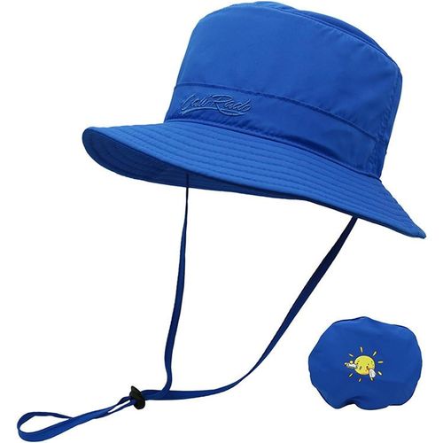Bob Chapeau De Soleil Pour Enfant Réglable Uv Protection Chapeau De Plage Bonnet D'été Pour Bébé Bord Large Pour Extérieure Chapeaux De Seau 3-8 Ans.[Z1320]