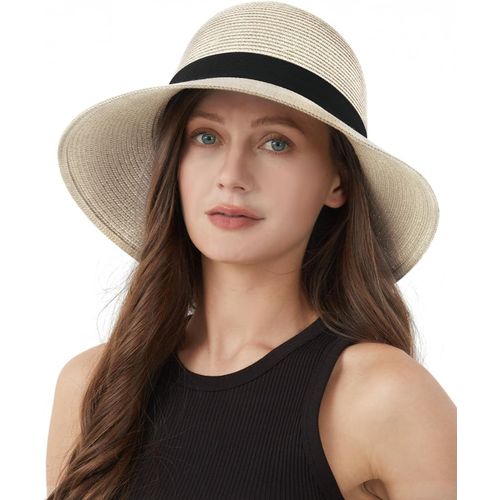 Xxl Panama Chapeau Pour Homme Grand Chapeau De Soleil En Paille Avec Large Bord Surdimensionné Chapeau De Paille.[Z1068]