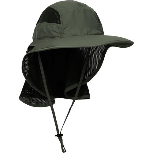 Chapeau/Casquette De Safari Chapeau De Soleil Pour Femme Homme Uv Protection Avec 12cm À Large Bord Protection Du Cou.[Z1053]