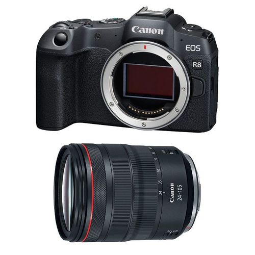 CANON EOS R8 + RF 24-105mm f/4L IS USM Garanti 3 ans