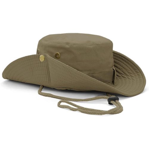 Chapeau De Soleil D'extérieur Boonie Hat Unisexe Pliable Ete Anti Uv Protection Chapeau De Pêcheur Chapeau De Protection Solaire À Large Bord.[Z1179]