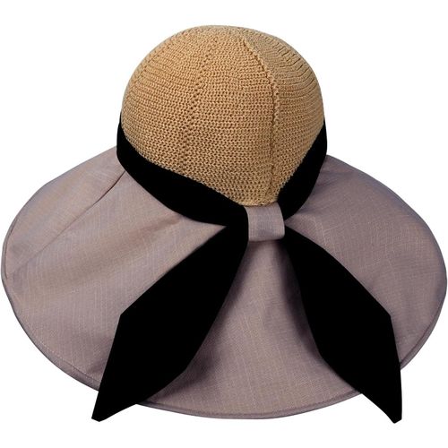Capeline Femme Été Chapeau De Soleil À Bord Large Pliable Souple Chapeau De Plage Voyage Upf 50+ Protection Uv Chapeau De Camping Randonnée Vacances Chapeau De Paille Dames Beach Sun Hat.[Z1235]