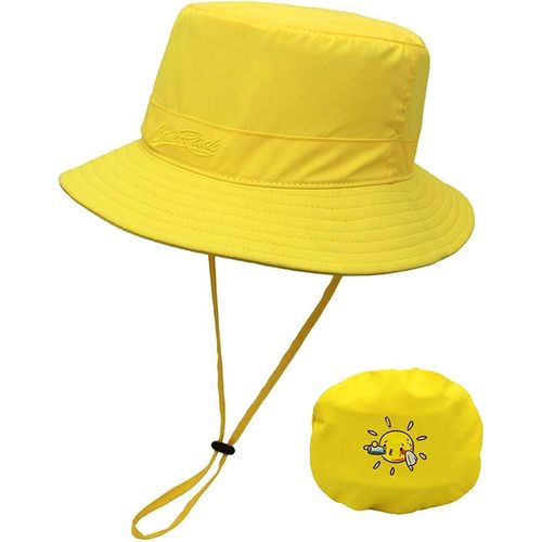 Bob Chapeau De Soleil Pour Enfant Réglable Uv Protection Chapeau De Plage Bonnet D'été Pour Bébé Bord Large Pour Extérieure Chapeaux De Seau 3-8 Ans.[Z1319]