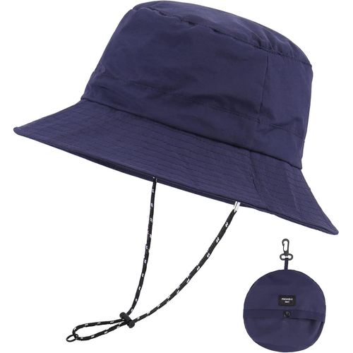 Chapeau Soleil Homme Femme Outdoor Anti Uv Bucket Hat De Voyage Safari Casquette Avec Sangle De Protection Du Cou.[Z1130]