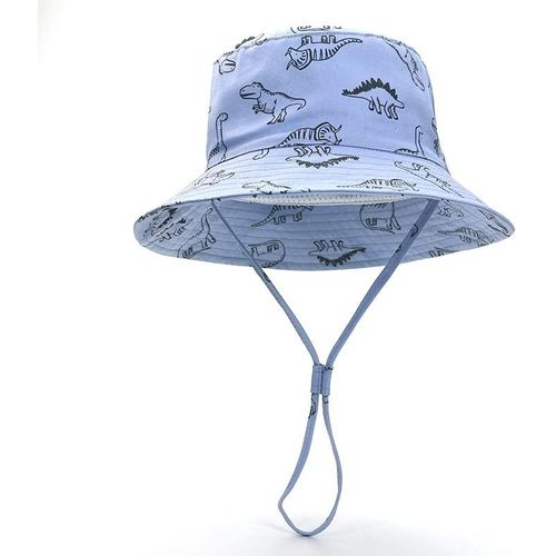 Chapeau De Soleil Bébé Garçon Chapeau De Seau À Bord Large Bébé Fille Chapeau De Coton Réglable Uv Protection Chapeau D'été Pour Enfants Upf 50+.[Z1212]