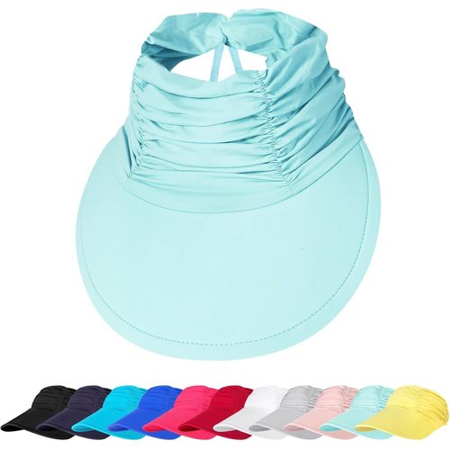 Chapeau De Soleil Anti-Uv Pour Femme-Bord Large,Ajustable,Légère Et Respirante,Idéal Pour La Plage Et L'été,Avec Fonction De Réfrigération Pour La Tête.[Z1183]