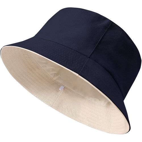 Bob Homme Chapeaux De Seau Femme En Coton Chapeau De Soleil Été Casquettes Pêcheur Pliable Réversible Visières Chapeau De Plage Outdoor Randonnée Camping.[Z1102]