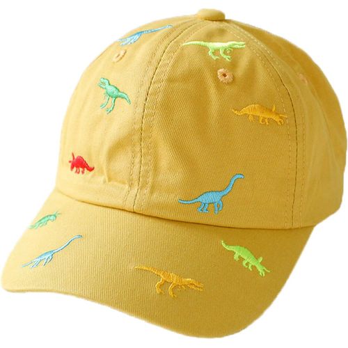 Casquette De Baseball Pour Enfant Garçon Et Fille-Broderie Dinosaure Réglable-En Coton-Protection Uv-Pour L'été Et L'automne-Pour 2 À 6 Ans-Pour Bébé Garçon Et Fille.[Z1116]