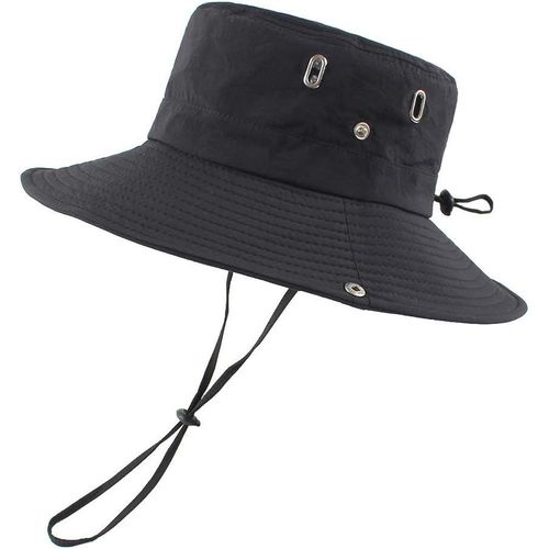 Homme Chapeau D'été Large Bord Casquette Femme Chapeau De Soleil Pour Randonnée Pêche.[Z1124]