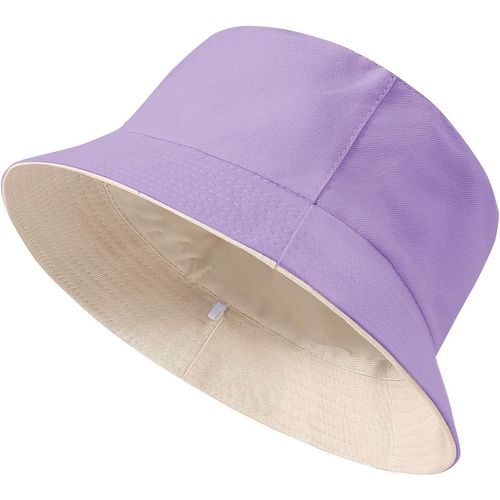 Bob Homme Chapeaux De Seau Femme En Coton Chapeau De Soleil Été Casquettes Pêcheur Pliable Réversible Visières Chapeau De Plage Outdoor Randonnée Camping.[Z1105]