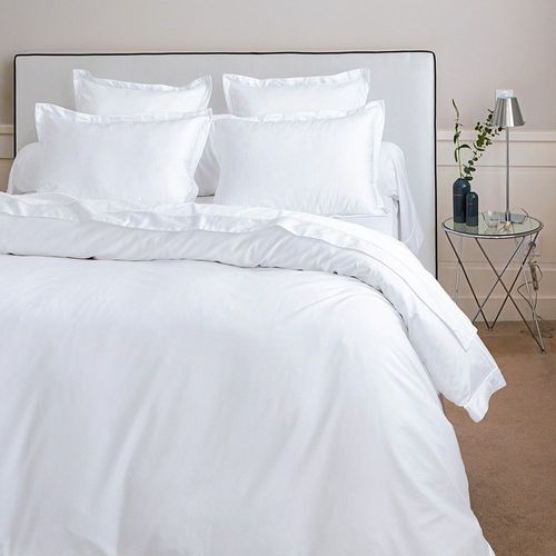Housse De Couette Satin Blanc 280x240 Cm