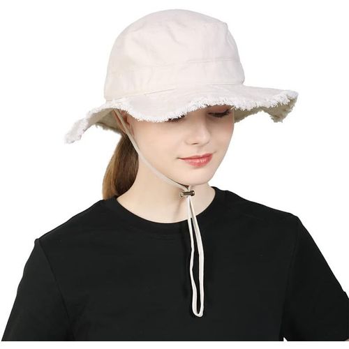 Chapeau De Soleil Femme Homme Chapeau Anti Uv Upf 50+ Été Chapeau De Seau Pliable Chapeau De Pêcheur À Large Bord Casquette Visière Capeline Plage Chapeau Jungle Jardin Safari Voyage.[Z165]