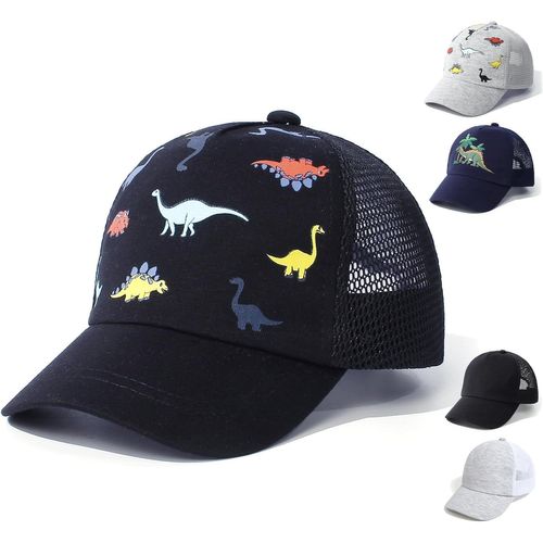 Casquette De Baseball Ajustable Pour Bébé Toddler Chapeau De Soleil Dinosaure Couleur Unie Chapeau Enfants Garçons Filles.[Z1337]