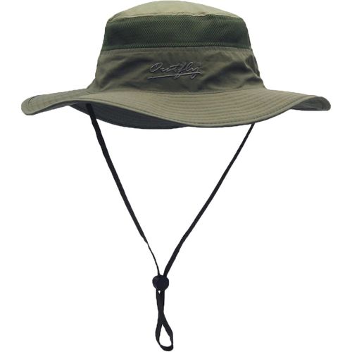 Unisex Outdoor Chapeau De Pêcheur Chapeau De Seau Chapeaux De Brousse Respirable Séchage Rapide Sombrero Prévention Soleil.[Z278]