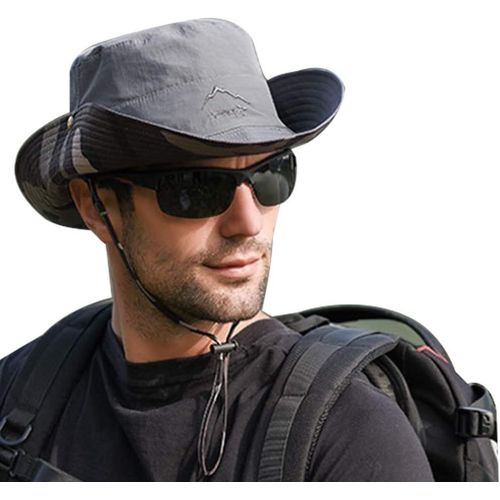 Double-Sided Chapeau De Pêcheur Homme Femme Chapeau Soleil Pliable Ete Anti Uv Outdoor Bucket Hat Étanche Chapeau De Voyage Safari Casquette.[Z1205]