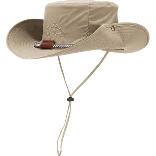 Chapeau De Soleil Homme Femme Imperméable Protection Uv Chapeau Pêche Large Bord Extérieur Randonnée Camping.[Z295]