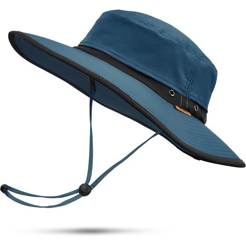 Chapeau De Soleil Pour Homme Et Femme-Protection Uv Upf 50+-Pour L'été-Séchage Rapide-Respirant-Chapeau De Safari-Chapeau De Camping-Chapeau D'extérieur Imperméable Avec.[Z375]