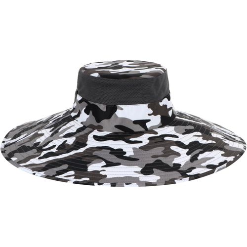 Chapeau De Soleil Pour Homme,Chapeau De Camouflage D¿Été Upf 50 De 15 Cm De Large,Casquettes De Trekking De Pêche De Randonnée En Plein Air Avec Sangle Réglable.[Z372]