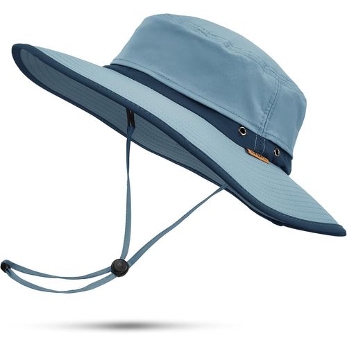 Chapeau De Soleil Pour Homme Et Femme-Protection Uv Upf 50+-Pour L'été-Séchage Rapide-Respirant-Chapeau De Safari-Chapeau De Camping-Chapeau D'extérieur Imperméable Avec.[Z376]