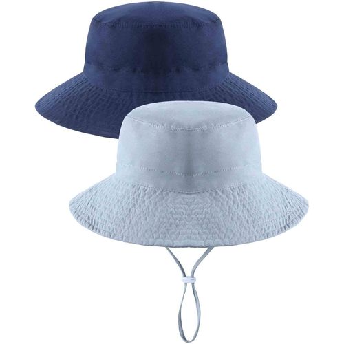 Chapeau Soleil Bob Été Anti Uv Enfant Lot De 2.[Z620]