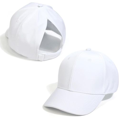 Casquette Femme Queue De Cheval,Casquette Baseball Femme Réglable Séchage Rapide Casquette Femme Été,Maille Respirant Chapeau Soleil Casquette Queue De Cheval Haute.[Z1619]