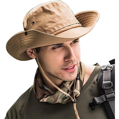 Chapeau Soleil Homme Pliable Ete Anti Uv Outdoor Bucket Bonnie Hat De Voyage Quick Drying Chapeau De Pêcheur Safari Casquette Outdoor Pliable Ete