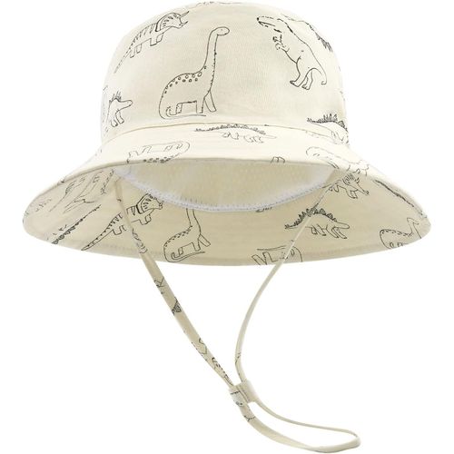 Bob Chapeau De Soleil Bébé Garçon Chapeau De Seau À Bord Large Bébé Fille Chapeau De Coton Réglable Uv Protection Chapeau D'été Pour Enfants.[Z449]