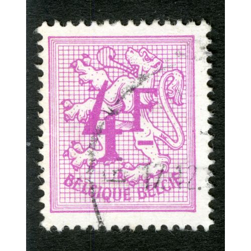 Timbre Oblitéré Belgique, Belgie, 4 F